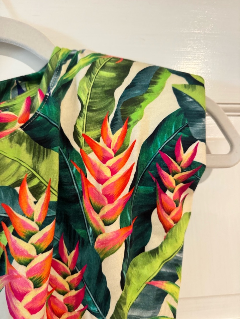 FARM Rio Tropical Floral Dress in Green, Pink and Teal - Picture 6 of 7